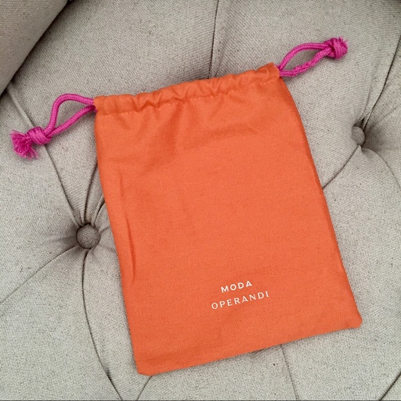 🧡 New Moda Operandi drawstring dust bag travel small pouch case - Picture 3 of 3
